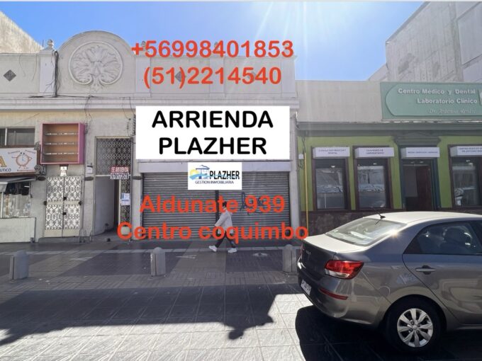 Arriendo local Aldunate